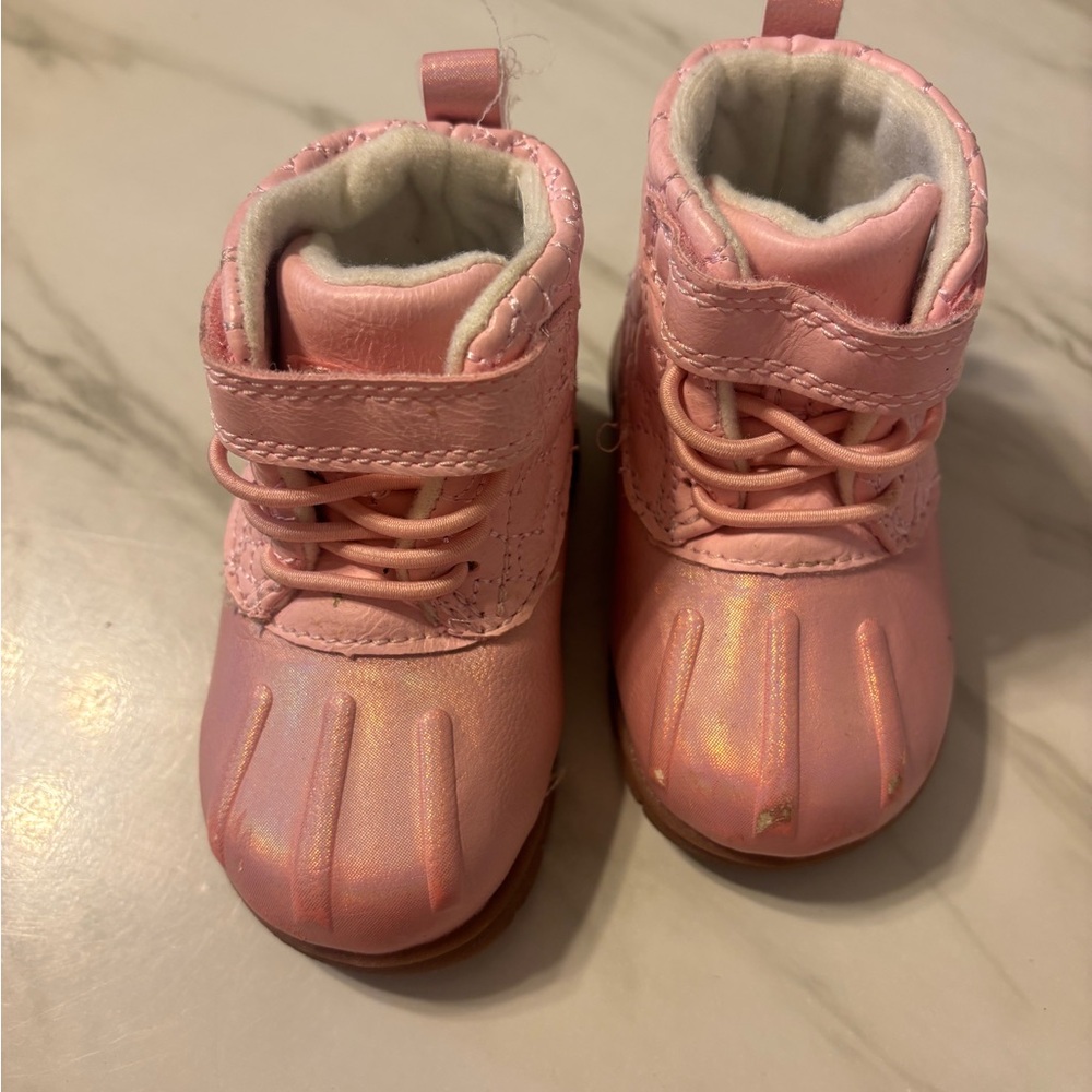 Cat & Jack Toddler Pink Boots Size 3 Fair Condition - Picture 2 of 8